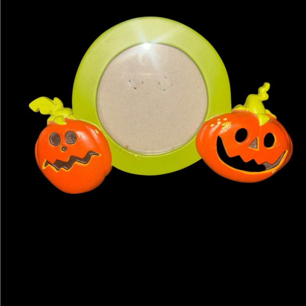 Y2K Pumpkin Photo Frame